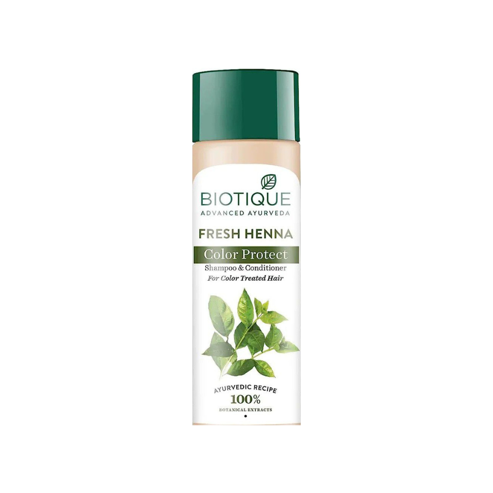 Biotique Bio Henna Leaf Fresh Texture Shampoo and Conditioner - Distacart