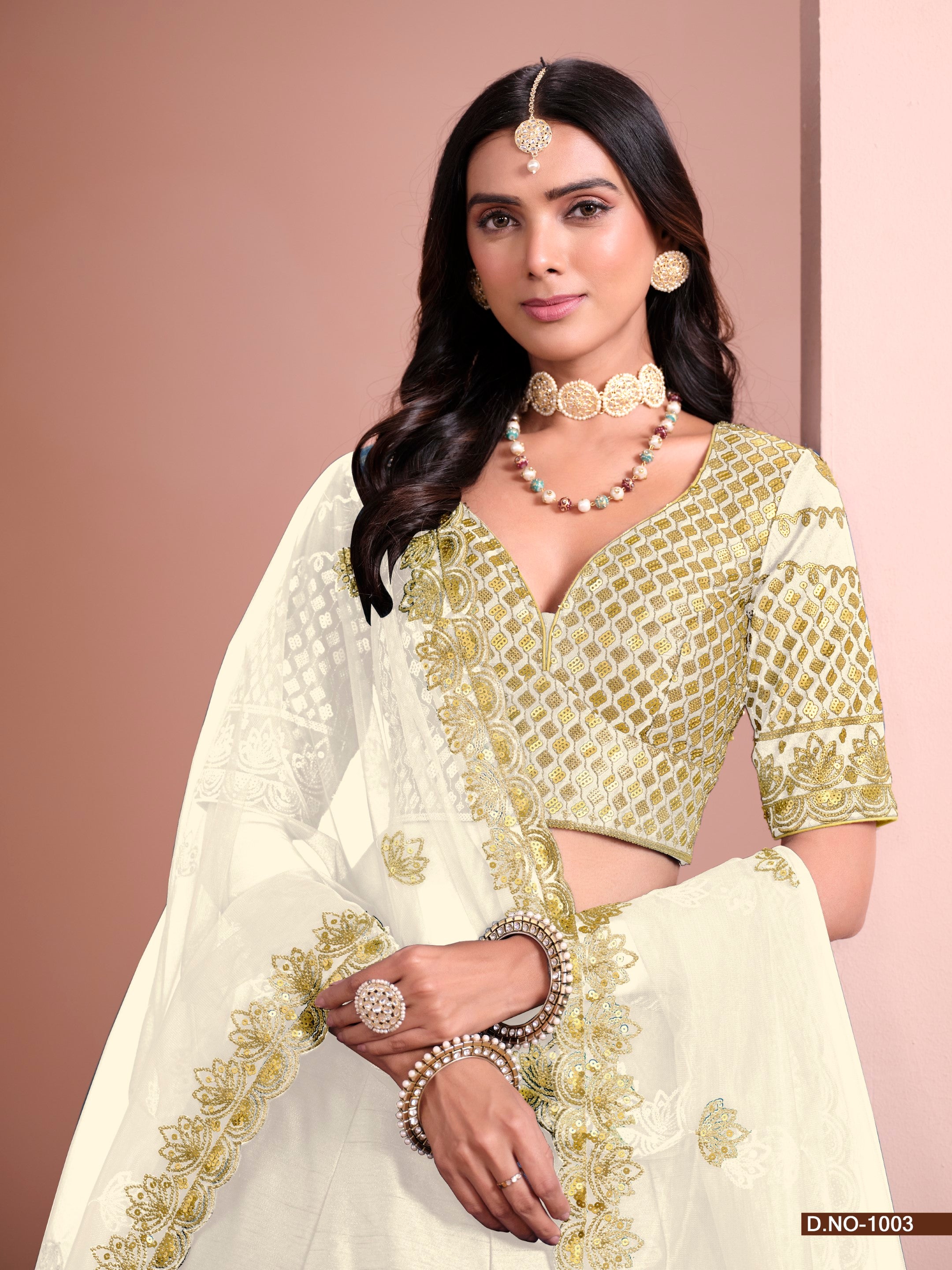 Anaita White Art Silk Designer Lehenga With Blouse - Distacart