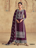 Anaita Wine Premium Embroidered Georgette Salwar Suit - Distacart