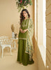 Anaita Green Chinon Readymade Suit with Embroidery & Sequence Work - Dista