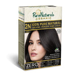 Thumbnail for byPureNaturals Organic Pure Natural Powder Hair Color - 2N Soft Black - Dista