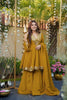 Anaita Mustard Silk Readymade Suit with Real Mirror Work - Dista