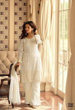 Thumbnail for Anaita White Georgette Stitched Suit With Embroidery & Beads Work - Distacart