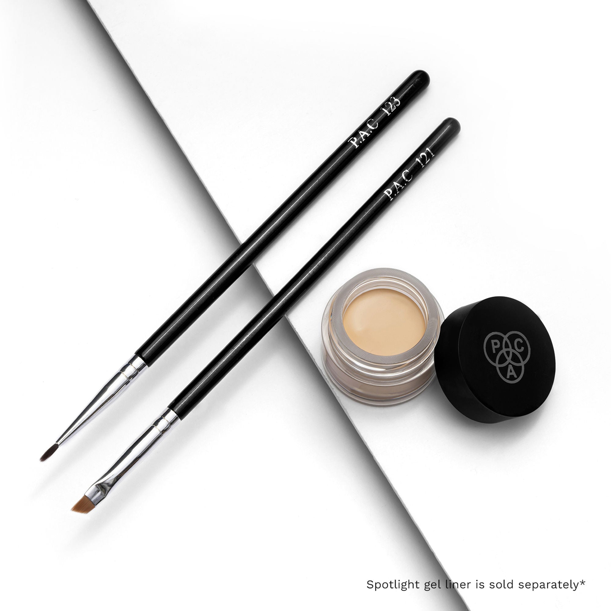 PAC Studio Eyeliner Brush Combo - 121 & 123 - Distacart