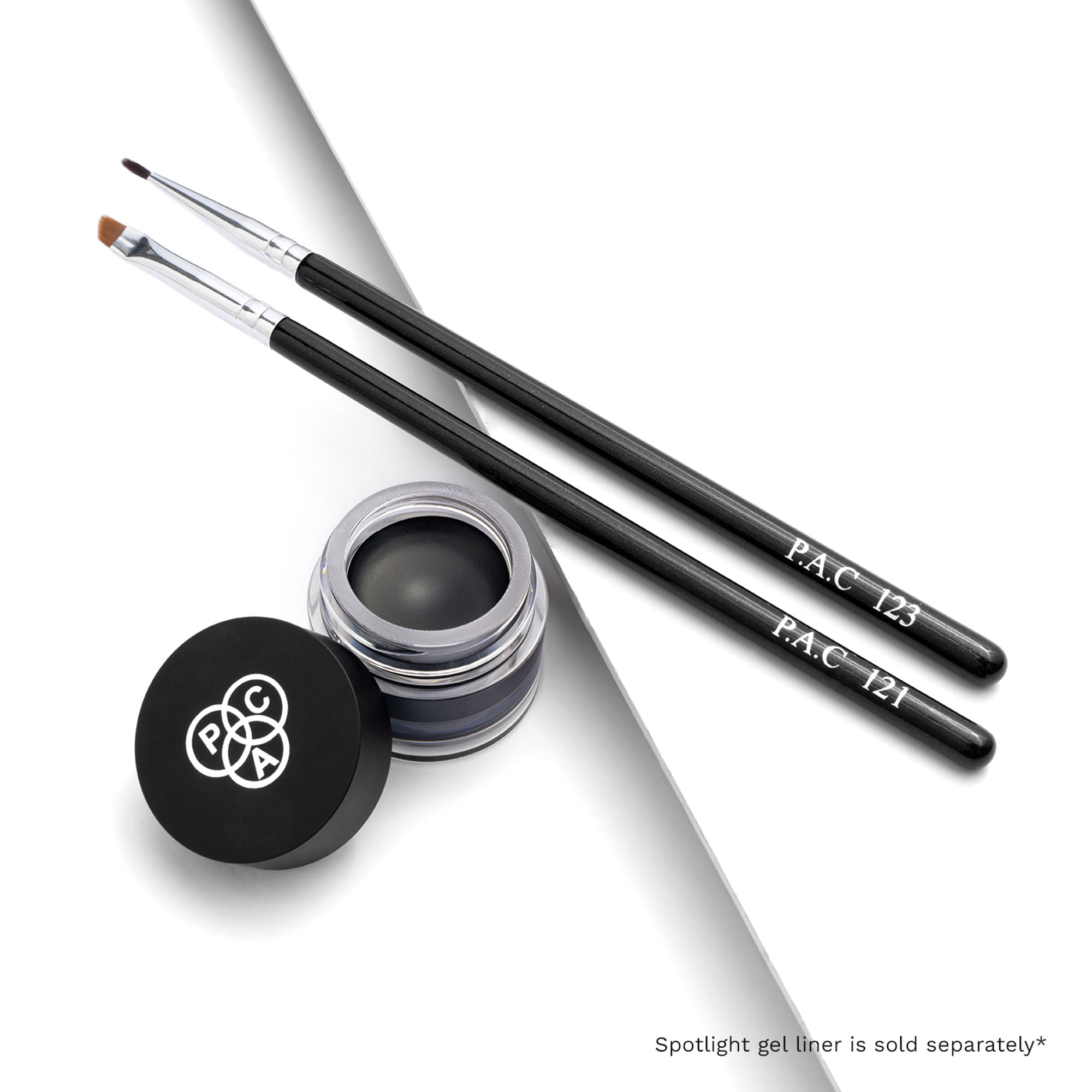 PAC Studio Eyeliner Brush Combo - 121 & 123 - Distacart