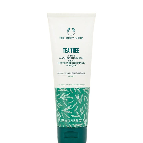 The Body Shop Tea Tree 3 IN 1 Wash Scrub Mask - Distacart