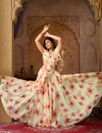 Thumbnail for Lorenvalley Fashion Pista Georgette with Digital Printed Lehenga Choli with Dupatta