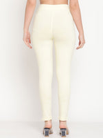 Thumbnail for TAG 7 Pack of 2 Cream-Coloured & Maroon Ankle-Length Leggings