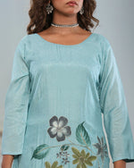 Thumbnail for Vegaa Fashion Sky Blue Franch Crab Printed Salwar Suit