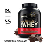 Thumbnail for Optimum Nutrition Gold Standard 100% Whey Protein Powder (Extreme Milk Chocolate)-2.27 kg