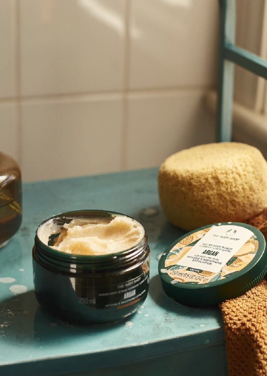 The Body Shop Wild Argan Oil Body Scrub - Distacart
