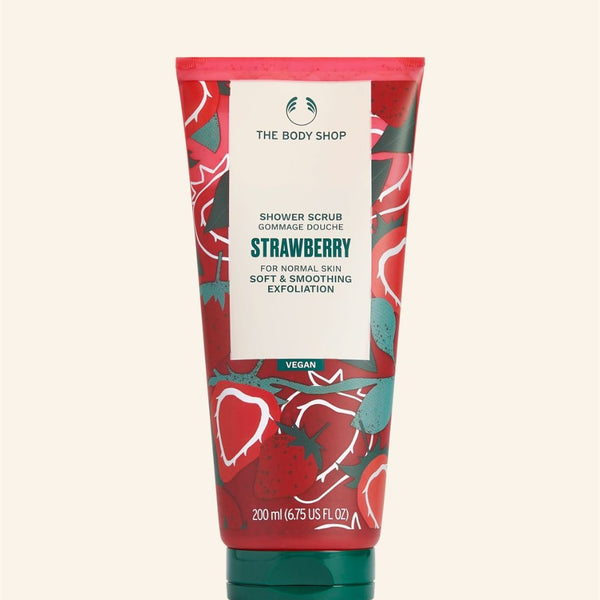 The Body Shop Strawberry Softening Body Polish Scrub - Distacart
