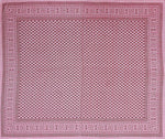 Thumbnail for Pink Ethnic Motifs Cotton 200TC King Bedsheet With 2 Zipper Pillow Covers - King Size by House of Ree - Distacart
