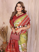 Thumbnail for Aastha Fashion Pista Soft Silk Weaving Saree - Distacart
