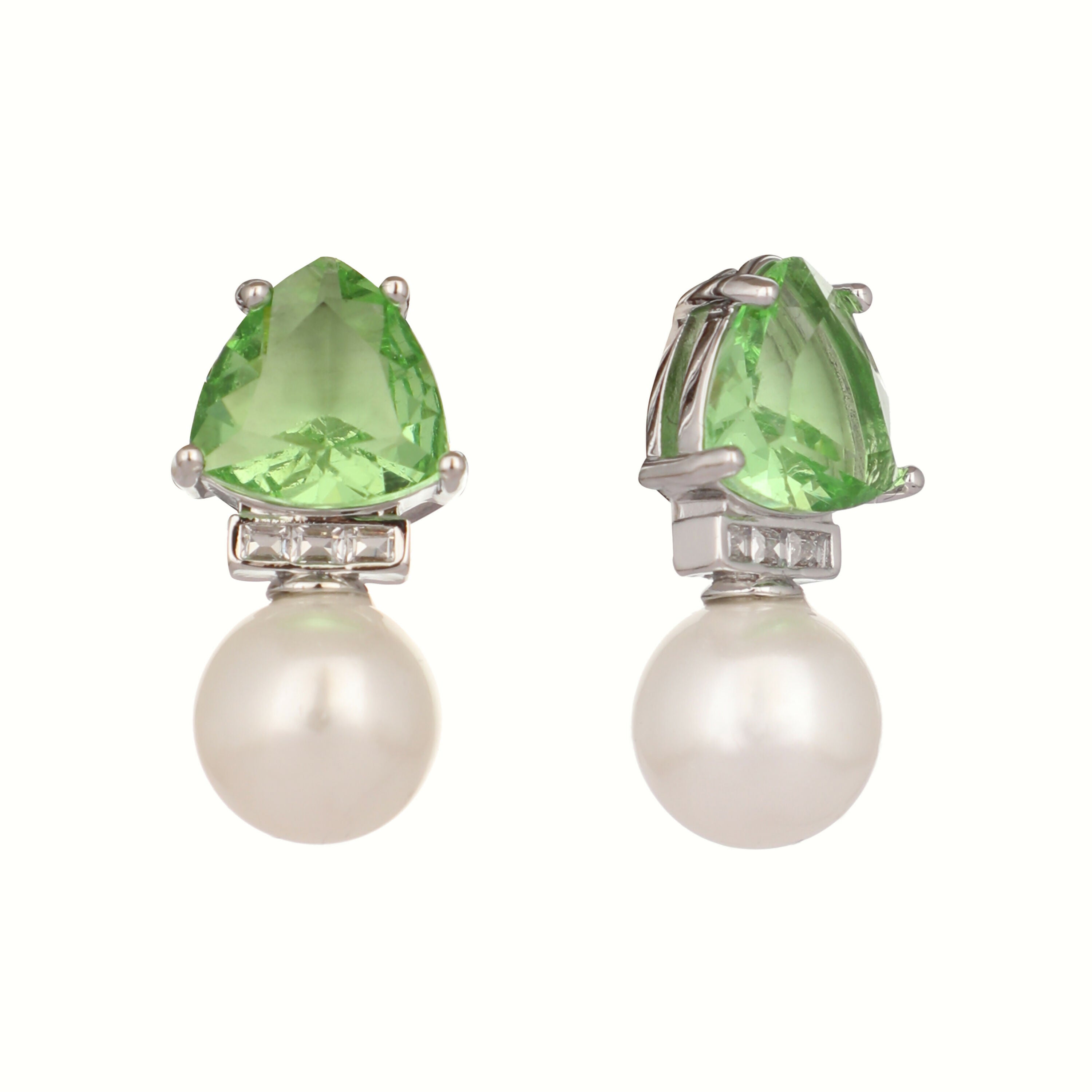 Nuyug Green Emerald Elegance Anti Tarnish Studs