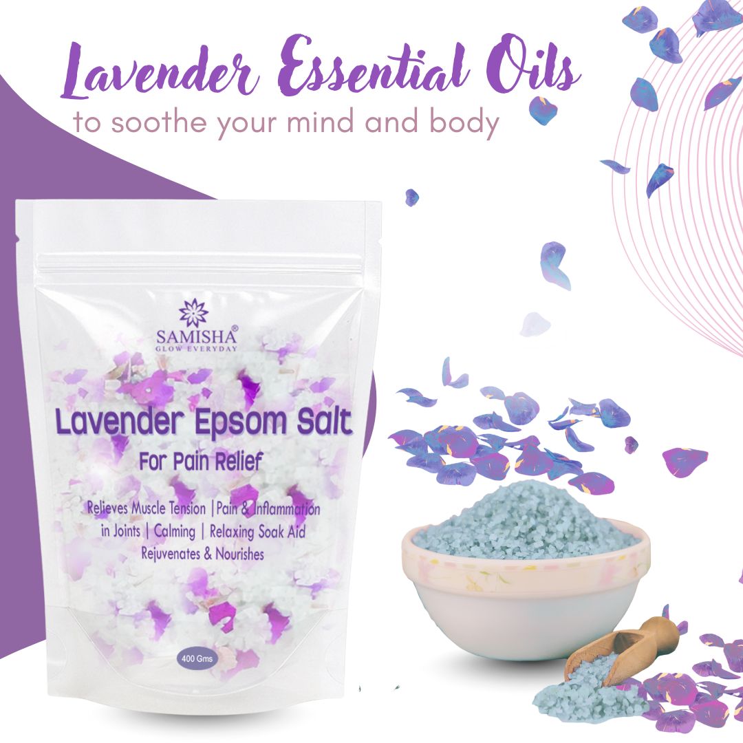 Samisha Lavender Epsom Salt For Pain Relief - Distacart