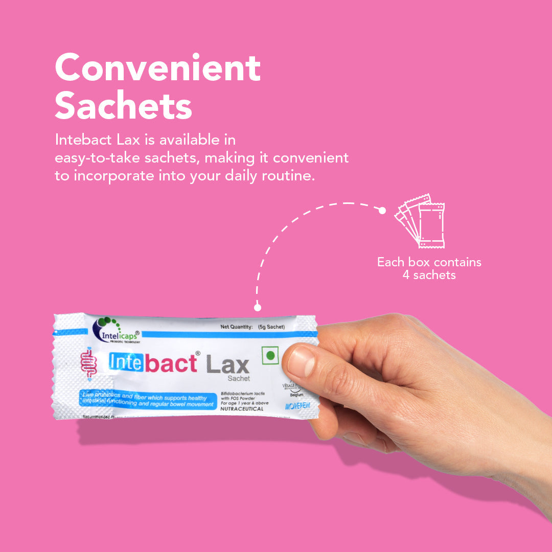 Dr. Morepen Intebact Probiotic Laxative – Best Solution For Constipation Relief