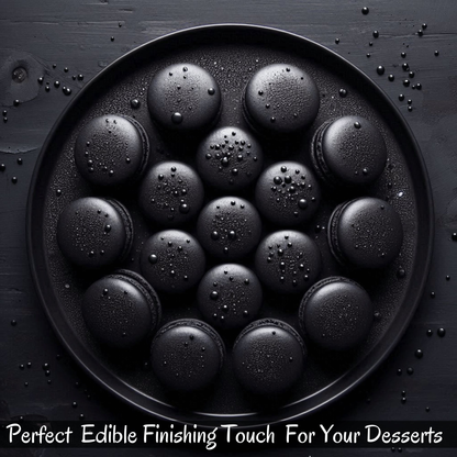 tulip black edible luster dust 5 gms