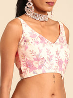 Thumbnail for House of Panchhi Cream Net Sequins with heavy Zarkan embroidery Lehenga choli & Dupatta - Distacart