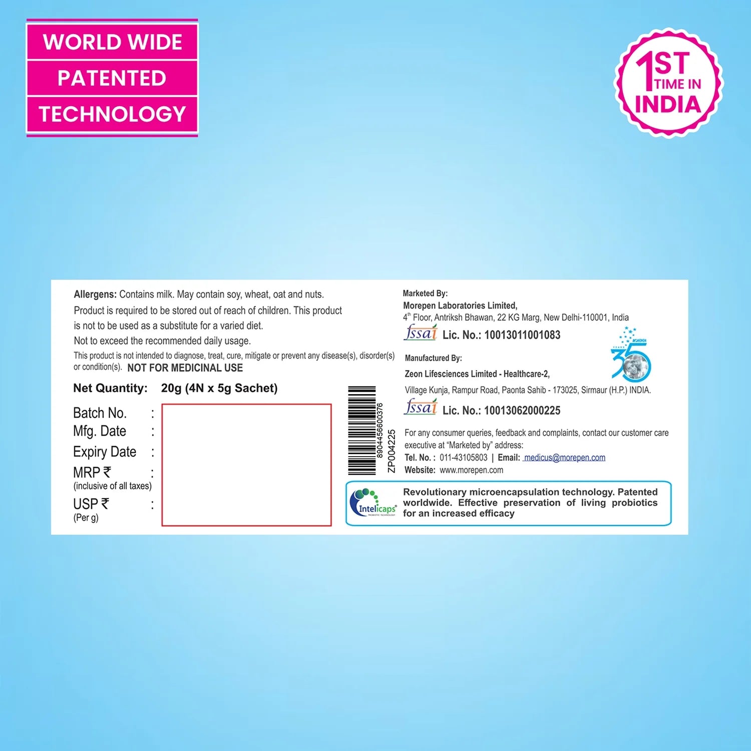 Dr. Morepen Probiotics & Laxative For Men And Women