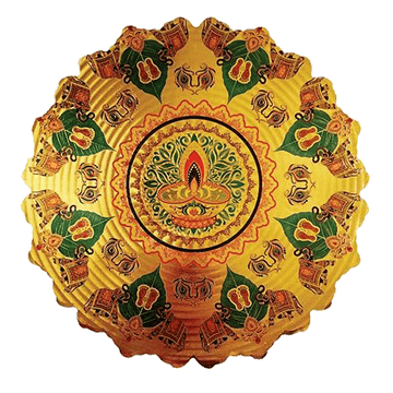 Stickerbazaar Micro Golden Embossing Rangoli Stickers - Distacart