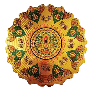 Stickerbazaar Micro Golden Embossing Rangoli Stickers - Distacart