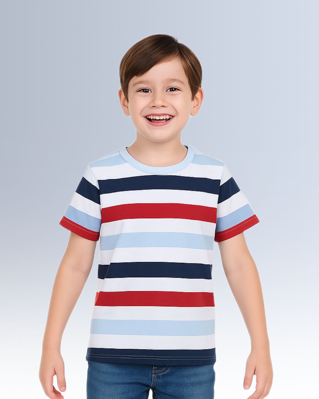 Chilins Kids Boy's Girls Regular Fit T-Shirt