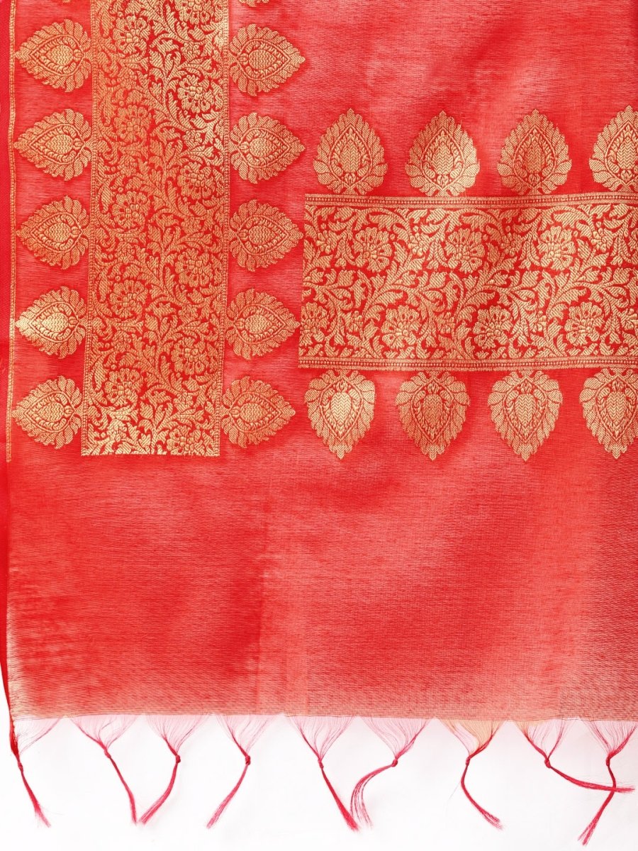 Anouk Women Red Solid Kurta with Trousers & Dupatta - Distacart