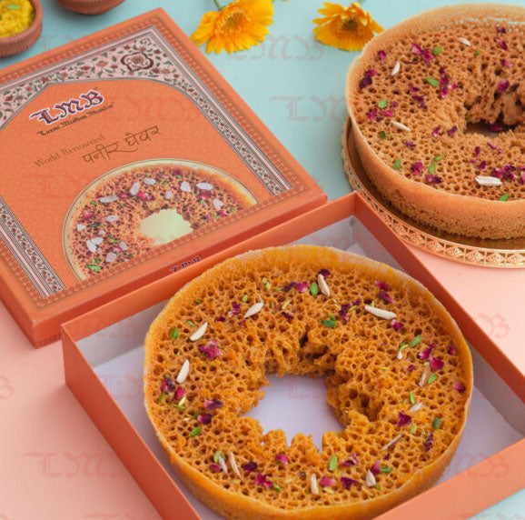 LMB Sweets Special Paneer Ghewar - Dista