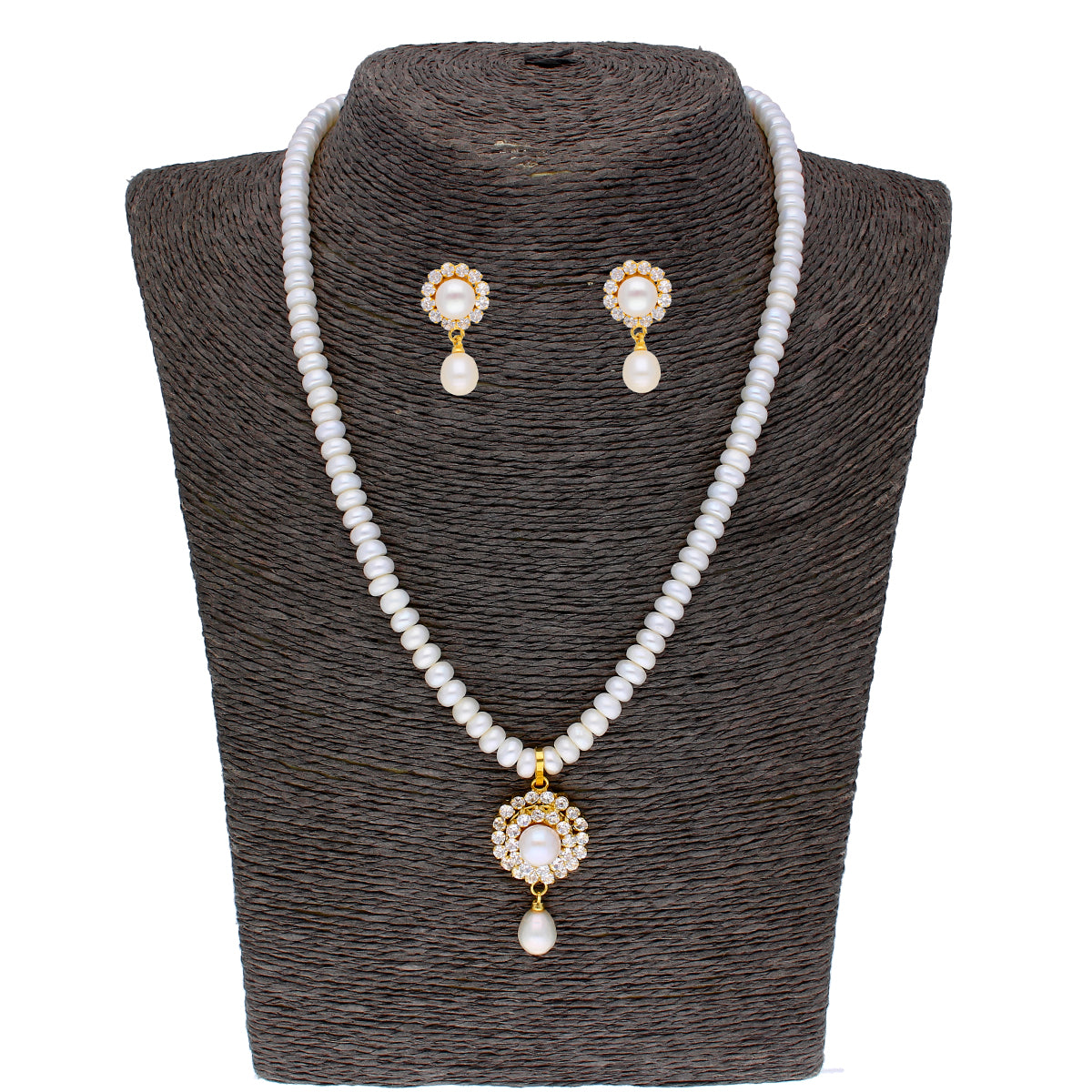 J Pearls Royal Pearl Set - Distacart
