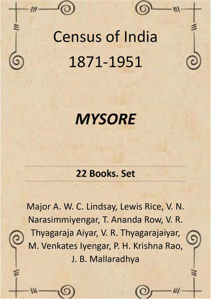 Census of India 1871-1951: MYSORE - Gyan Books - Distacart