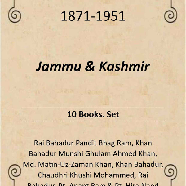 Census of India 1871-1951: Jammu & Kashmir - Gyan Books - Distacart