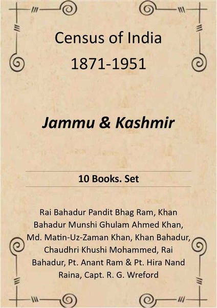 Census of India 1871-1951: Jammu & Kashmir - Gyan Books - Distacart