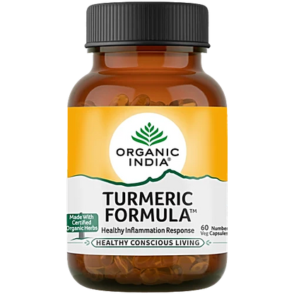 Organic India Turmeric Formula 60 Cap - Distacart