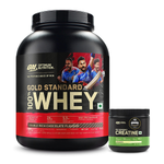 Thumbnail for Optimum Nutrition Gold Standard 100% Whey Protein Powder (Double Rich Chocolate) 2.27kg & Micronised Creatine Powder (Unflavoured) 250gm