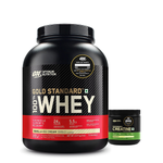 Thumbnail for Optimum Nutrition Gold Standard 100% Whey Protein Powder (Vanilla Ice Cream) 2.27kg & Micronised Creatine Powder (Unflavoured) 250gm