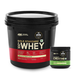 Thumbnail for Optimum Nutrition Gold Standard 100% Whey Protein Powder (Vanilla Ice Cream) 4kg & Micronized Creatine Powder Unflavoured 250gm