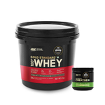 Thumbnail for Optimum Nutrition Gold Standard 100% Whey Protein Powder (Double Rich Chocolate) 4kg & Micronised Creatine Powder (Unflavoured) 250gm