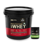 Thumbnail for Optimum Nutrition Gold Standard 100% Whey Protein Powder (Double Rich Chocolate) 4kg & Micronized Creatine Powder (Unflavoured) 100gm