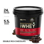 Thumbnail for Optimum Nutrition Gold Standard 100% Whey (Double Rich Chocolate) 4kg & Pre Workout (Green Apple) 142.5gm