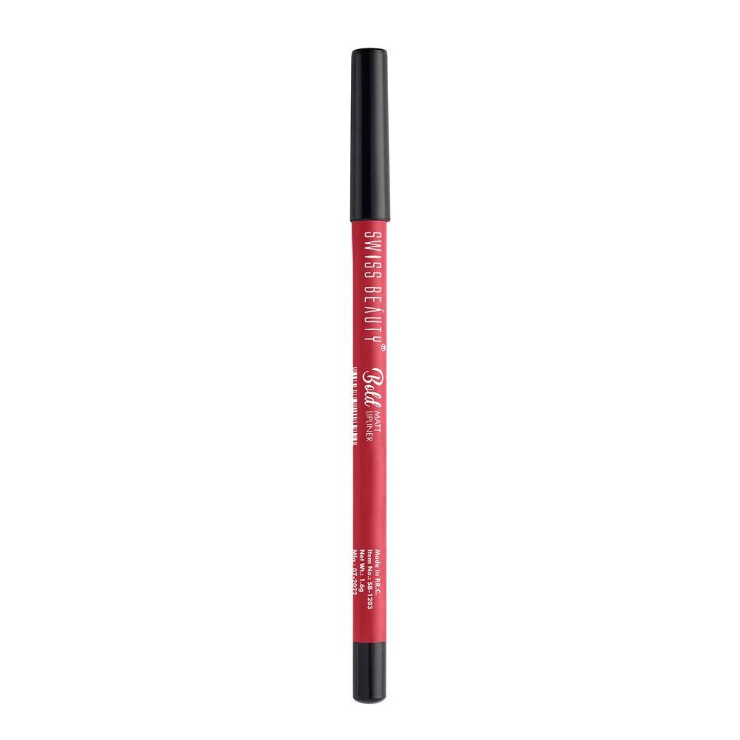 Swiss Beauty Bold Matt Lip Liner Pencil, Long-lasting , Matte Finish , Non-Drying - 4 Fruit Punch - Distacart