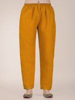Thumbnail for Malishka Women's Embroidered Yellow Cotton Blend Kurta Pant Set - Distacart