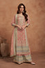 Anaita Peach Embroidered Silk Salwar Suit - Distacart