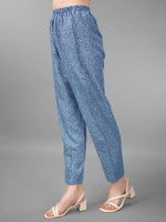 Thumbnail for Malishka Women's Embroidered Rayon Kurta Pant Dupatta Set-Light Blue - Distacart