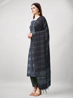 Thumbnail for Grey Women's Kurta Pant Dupatta Set - Hiral Fashion - Distacart