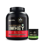 Thumbnail for Optimum Nutrition Gold Standard 100% Whey Protein Powder (Double Rich Chocolate) 1.7kg & Micronised Creatine Powder (Unflavoured) 250 gm