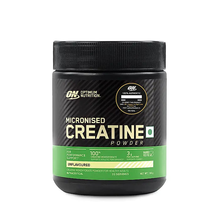 Optimum Nutrition Performance Whey Protein (Chocolate) 1kg & Micronized Creatine Powder (Unflavoured) 100gm