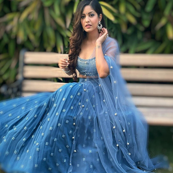 Lehenga Mart Glamorous Designer Lehenga Choli for Bridal and Bridesmaids Wedding Wear Choli - Distacart