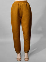 Thumbnail for Malishka Women's Mustard Embroidered Cotton Blend Kurta Pant Set With Dupatta - Distacart