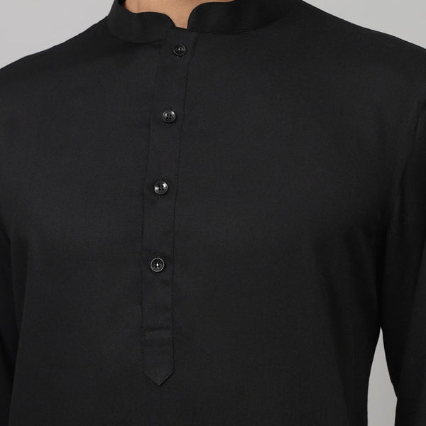 Stem Embroidery Cotton Kurta by Hilo Design - Distacart